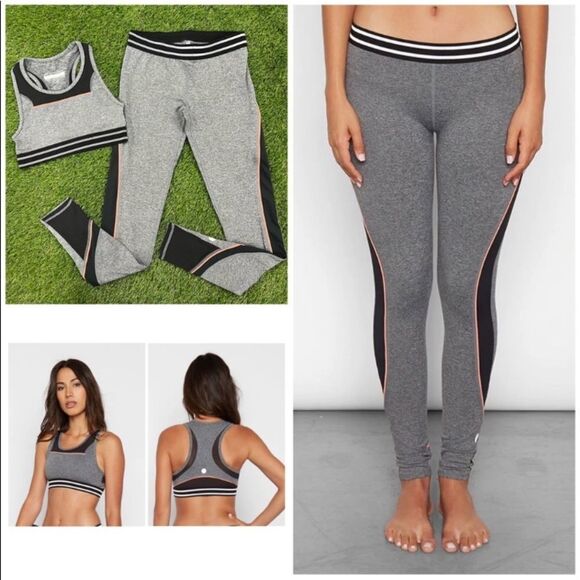 𝅺Threads 4 Thought Gray & Black Workout Set - Picture 1 of 5